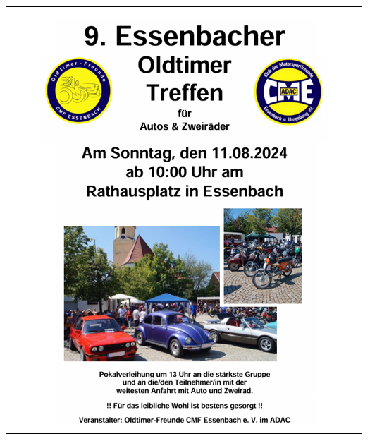 9. Essenbacher Oldtimer Treffen